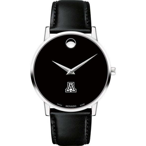 University of Arizona Men&#39;s Movado Museum with Leather Strap Shot #2