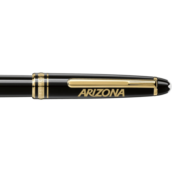 University of Arizona Montblanc Meisterstück Classique Rollerball Pen in Gold Shot #2