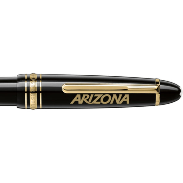 University of Arizona Montblanc Meisterstück LeGrand Ballpoint Pen in Gold Shot #2