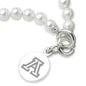 University of Arizona Pearl Bracelet with Sterling Silver Charm Shot #2