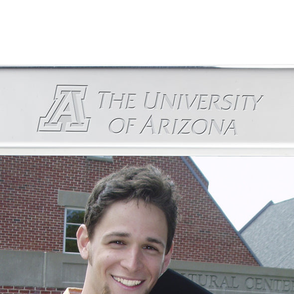 University of Arizona Polished Pewter 5x7 Picture Frame Shot #2