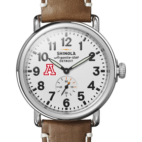 University of Arizona Shinola Watch, The Runwell 41mm White Dial Shot #1