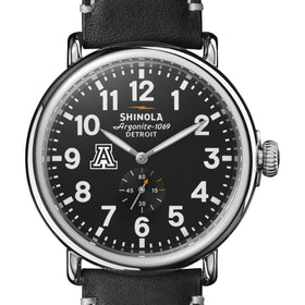 University of Arizona Shinola Watch, The Runwell 47mm Black Dial Shot #1