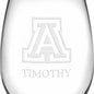 University of Arizona Stemless Wine Glasses Made in the USA - Set of 2 Shot #3