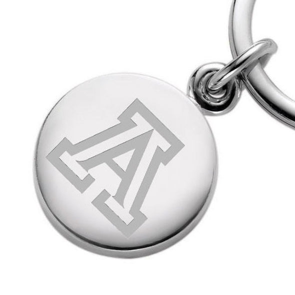 University of Arizona Sterling Silver Insignia Key Ring Shot #2