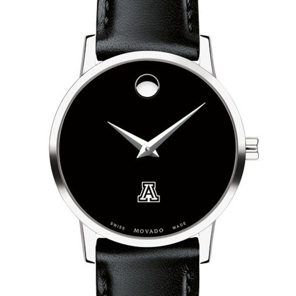 University of Arizona Women&#39;s Movado Museum with Leather Strap Shot #1