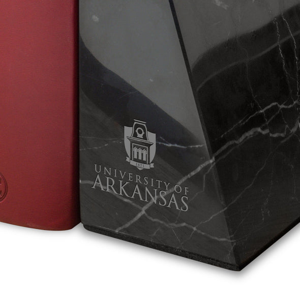 University of Arkansas Marble Bookends by M.LaHart Shot #2