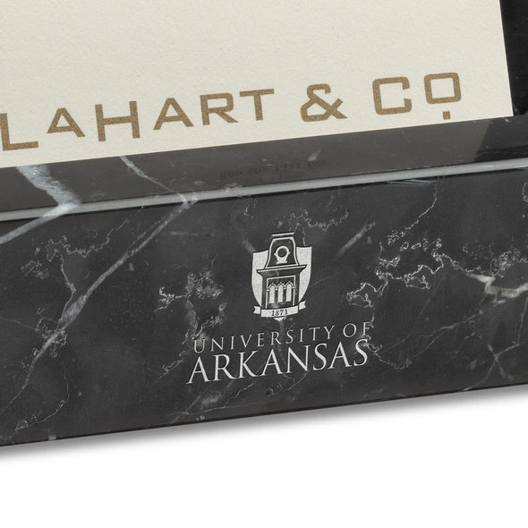 University of Arkansas Marble Business Card Holder Shot #2