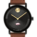 University of Arkansas Men's Movado BOLD with Cognac Leather Strap