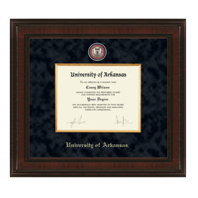 University of Arkansas Ph.D. Diploma Frame - Excelsior Shot #1