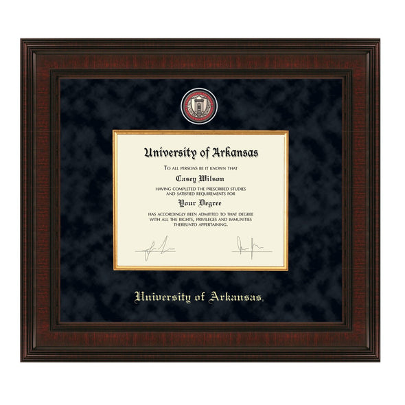 University of Arkansas PhD Diploma Frame - Excelsior Shot #1