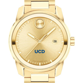 University of California, Davis Men's Movado BOLD Gold with Date Window Shot #1