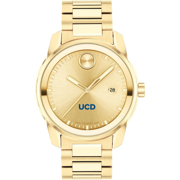 University of California, Davis Men's Movado BOLD Gold with Date Window Shot #2