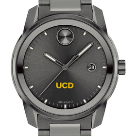 University of California, Davis Men's Movado BOLD Gunmetal Grey with Date Window Shot #1