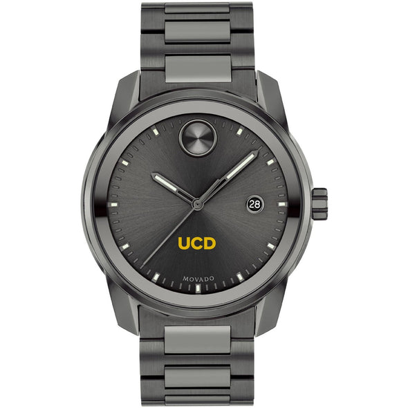 University of California, Davis Men's Movado BOLD Gunmetal Grey with Date Window Shot #2
