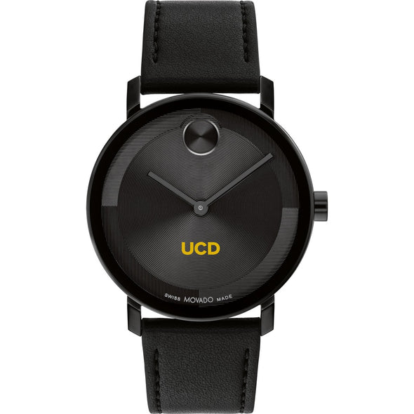 University of California, Davis Men's Movado BOLD with Black Leather Strap Shot #2