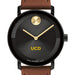 University of California, Davis Men's Movado BOLD with Cognac Leather Strap