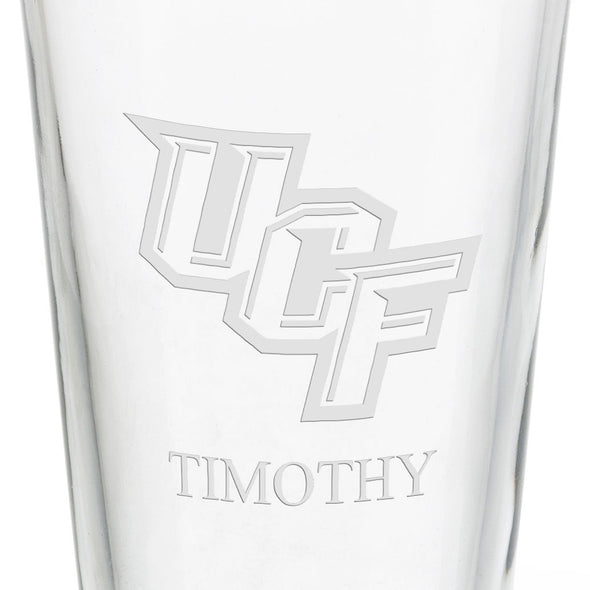 University of Central Florida 16 oz Pint Glass- Set of 2 Shot #3