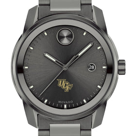 University of Central Florida Men's Movado BOLD Gunmetal Grey with Date Window Shot #1