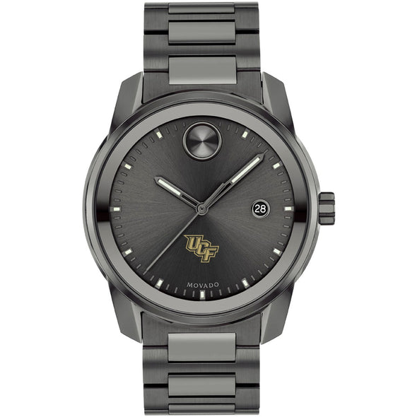 University of Central Florida Men's Movado BOLD Gunmetal Grey with Date Window Shot #2