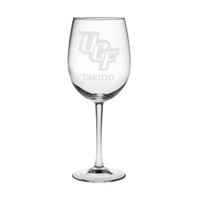 University of Central Florida Red Wine Glasses - Set of 2 - Made in the USA Shot #1
