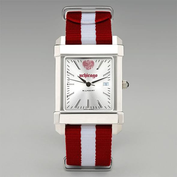 University of Chicago Collegiate Watch with RAF Nylon Strap for Men Shot #2