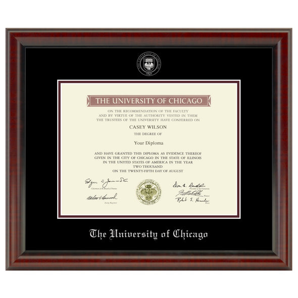 University of Chicago Diploma Frame, the Fidelitas Shot #1