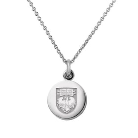 University of Chicago Necklace with Charm in Sterling Silver Shot #1