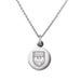 University of Chicago Necklace with Charm in Sterling Silver