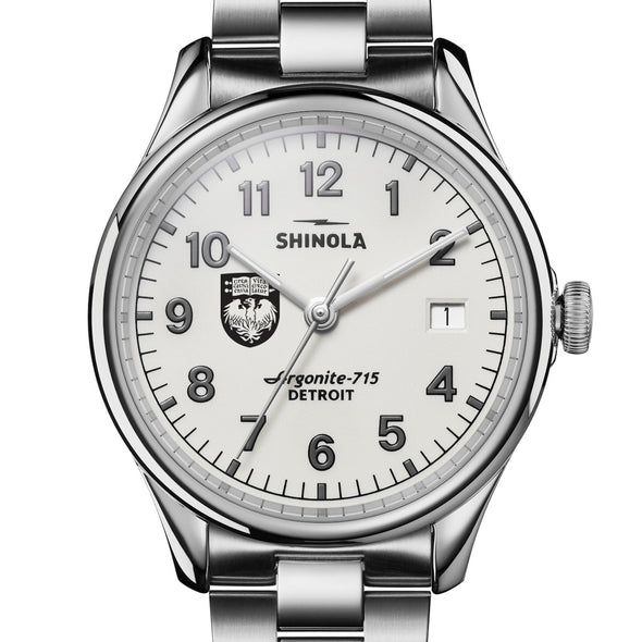 University of Chicago Shinola Watch, The Vinton 38 mm Alabaster Dial at M.LaHart & Co. Shot #1
