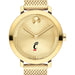 University of Cincinnati Women's Movado Bold Gold with Mesh Bracelet