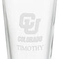 University of Colorado 16 oz Pint Glass- Set of 2 Shot #3