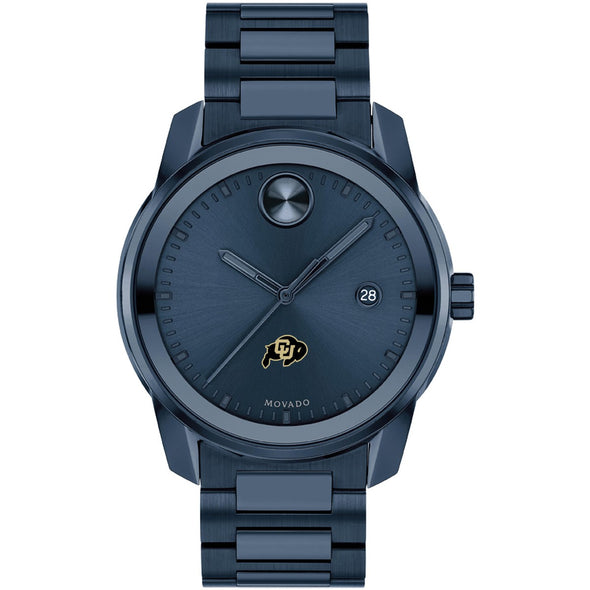 University of Colorado Men&#39;s Movado BOLD Blue Ion with Date Window Shot #2