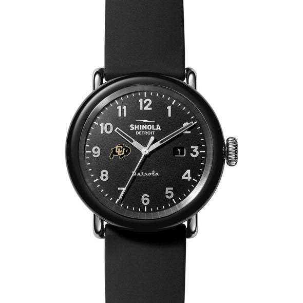 University of Colorado Shinola Watch, The Detrola 43mm Black Dial at M.LaHart &amp; Co. Shot #2
