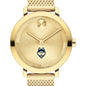 University of Connecticut Women's Movado Bold Gold with Mesh Bracelet Shot #1