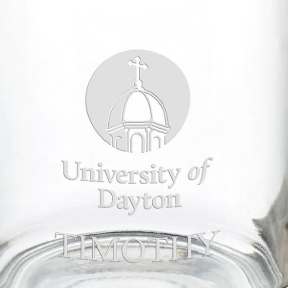 University of Dayton 13 oz Glass Coffee Mug Shot #3