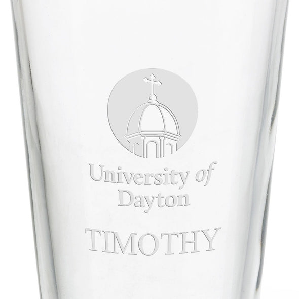 University of Dayton 16 oz Pint Glass- Set of 2 Shot #3