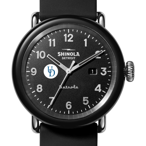 University of Delaware Shinola Watch, The Detrola 43mm Black Dial at M.LaHart &amp; Co. Shot #1