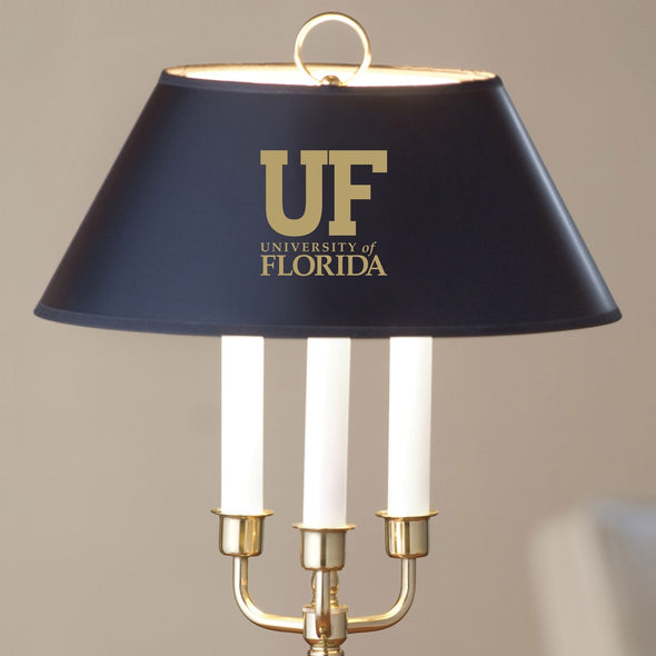University of Florida Lamp in Brass &amp; Marble Shot #2