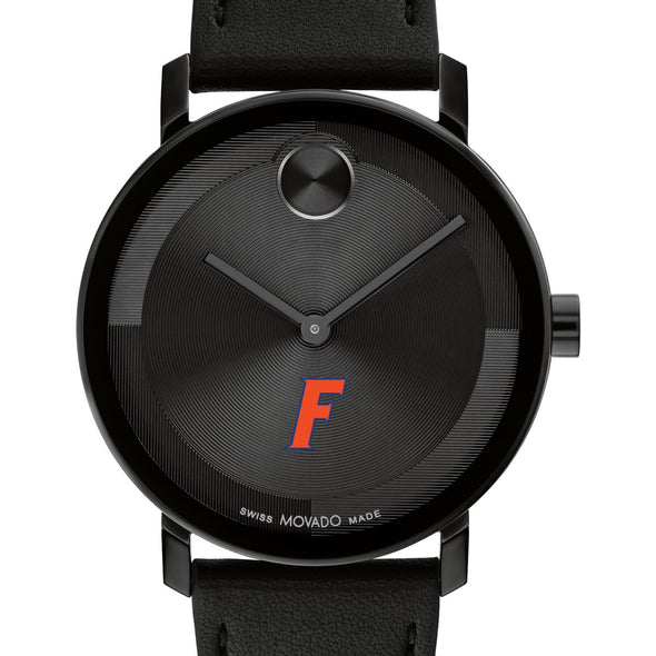 University of Florida Men's Movado BOLD with Black Leather Strap Shot #1