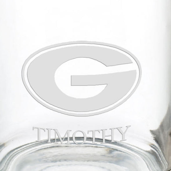 University of Georgia 13 oz Glass Coffee Mug Shot #3