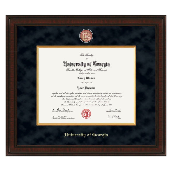 University of Georgia Excelsior Diploma Frame Shot #1