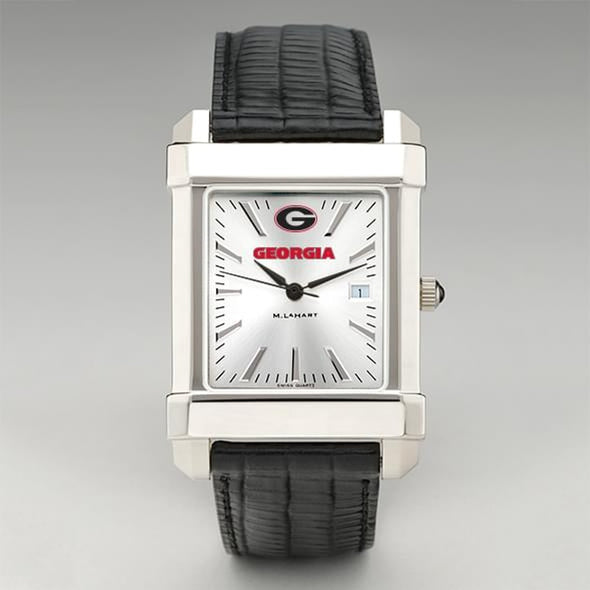 University of Georgia Men's Collegiate Watch with Leather Strap Shot #2