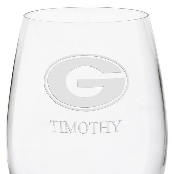 University of Georgia Red Wine Glasses - Set of 2 Shot #3