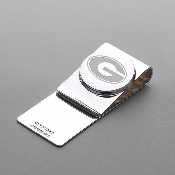 University of Georgia Sterling Silver Money Clip Shot #1