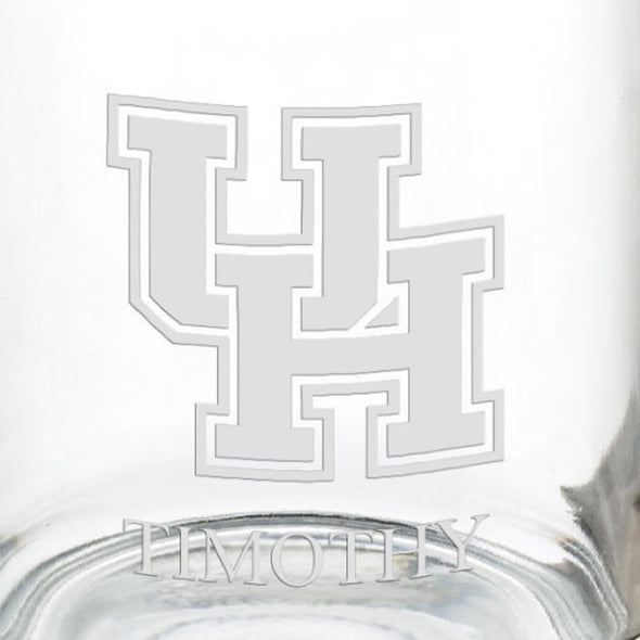 University of Houston 13 oz Glass Coffee Mug Shot #3