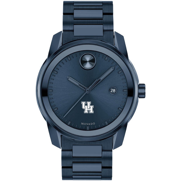 University of Houston Men's Movado BOLD Blue Ion with Date Window Shot #2