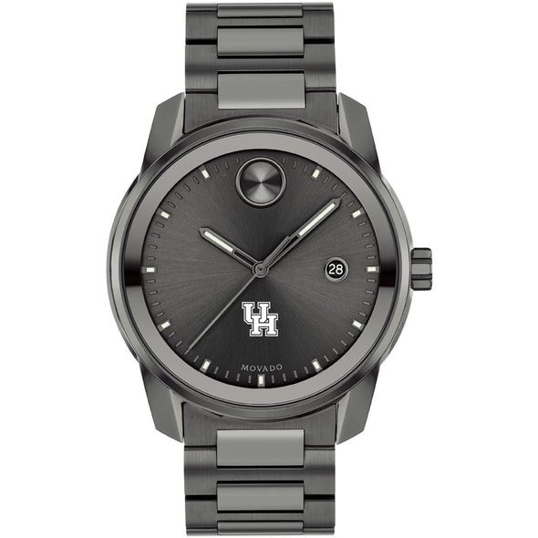 University of Houston Men's Movado BOLD Gunmetal Grey with Date Window Shot #2