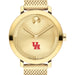 University of Houston Women's Movado Bold Gold with Mesh Bracelet
