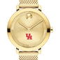 University of Houston Women's Movado Bold Gold with Mesh Bracelet Shot #1